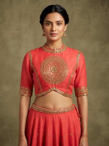 Janvi Highneck blouse