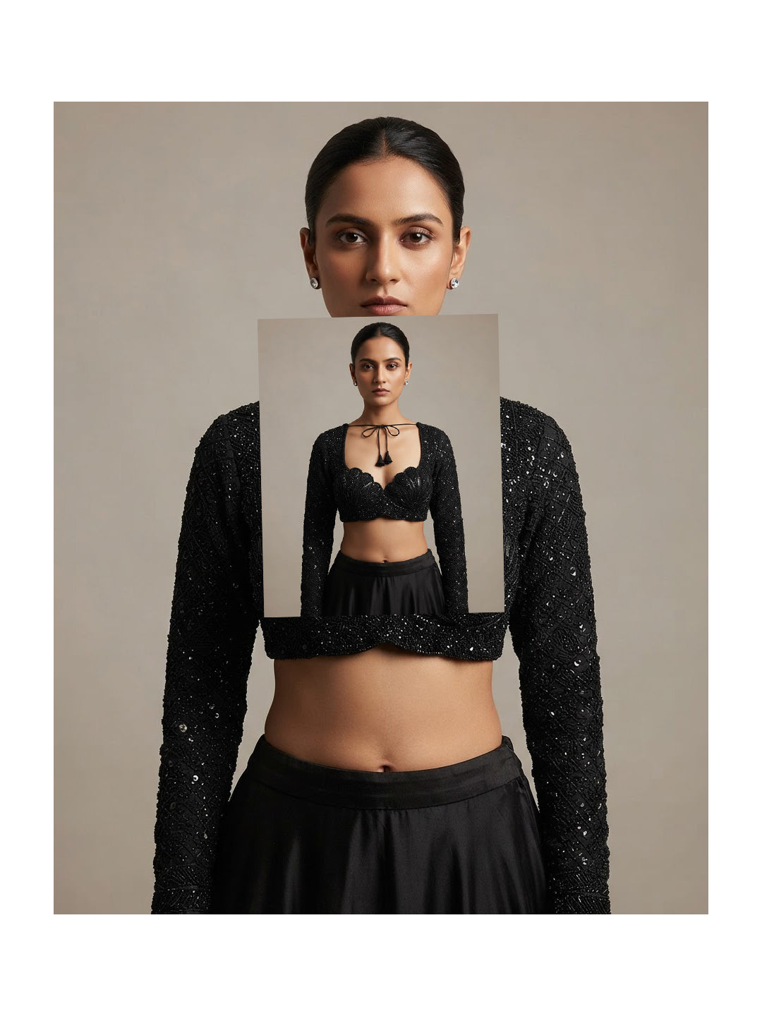 Noor Blouse with long sleeves