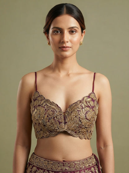 Zari Beeded Blouse