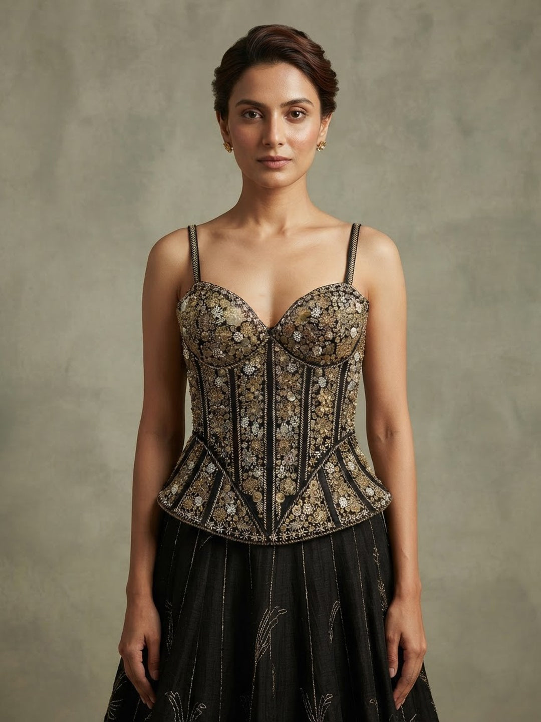Peplum corset