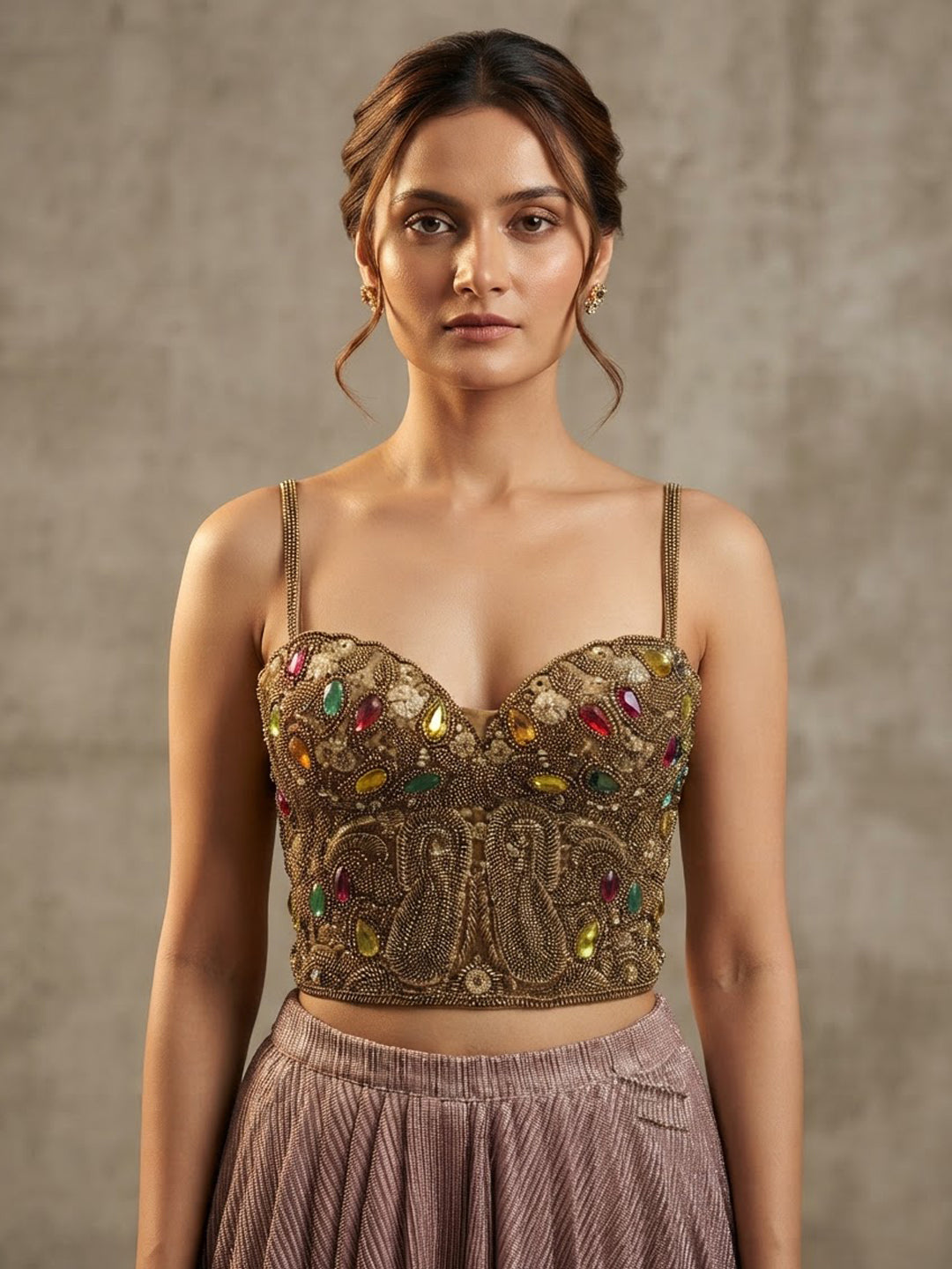 Brown Retro Radiance Corset