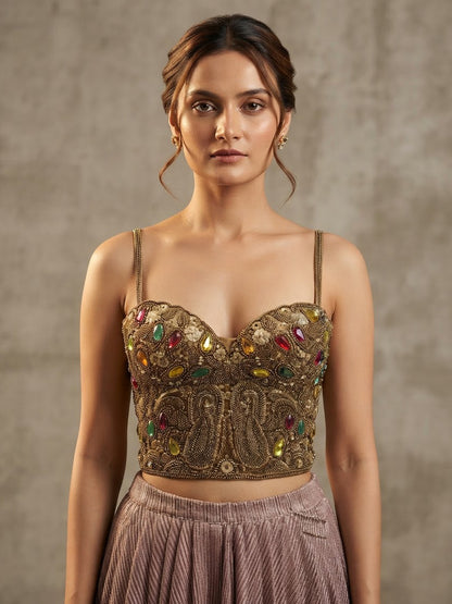 Brown Retro Radiance Corset
