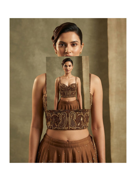 Brown Retro Radiance Corset