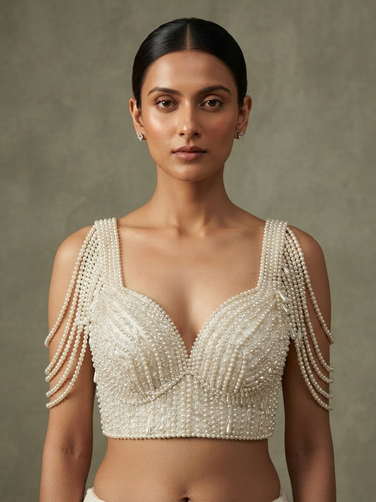 Pearl Specail sleeveless blouse
